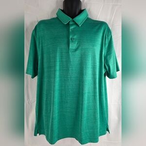 Member's Mark Men's Short Sleeve Green Performance Polo Shirt Size XL E-1704
